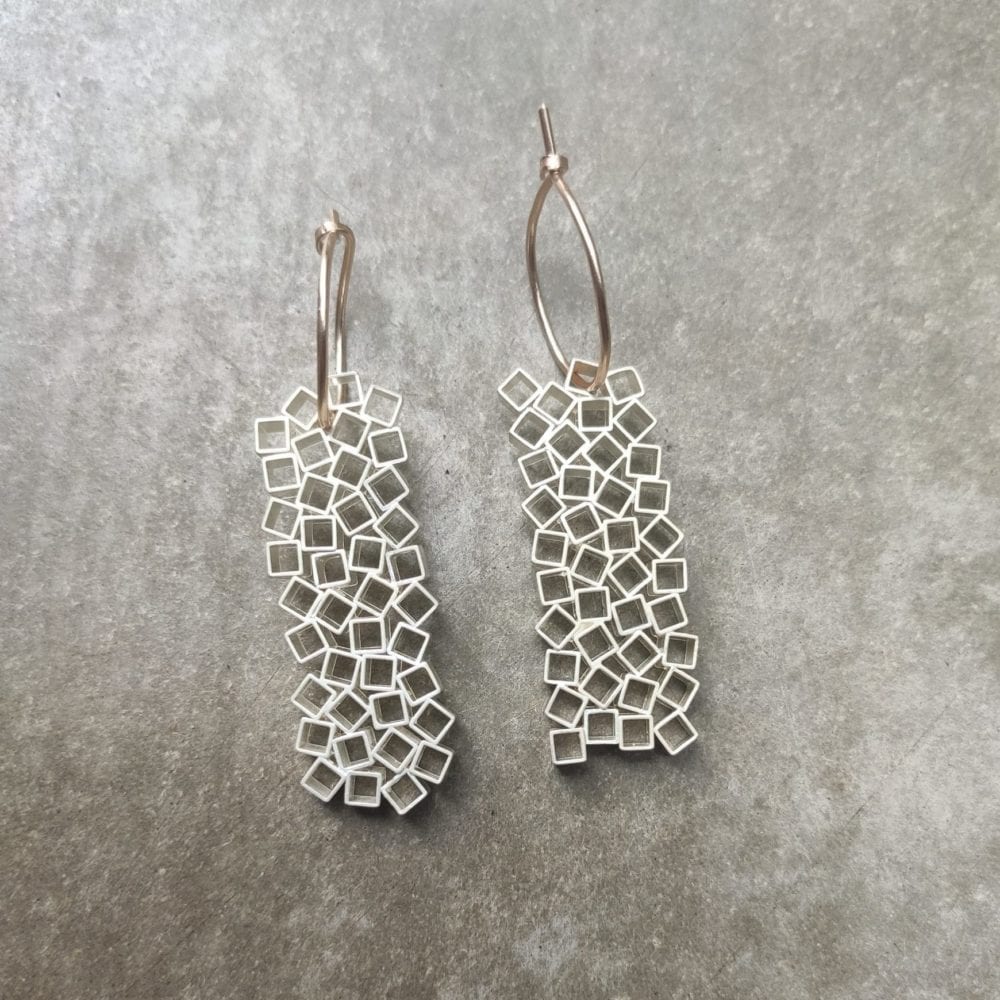 Breeze Blocks earrings