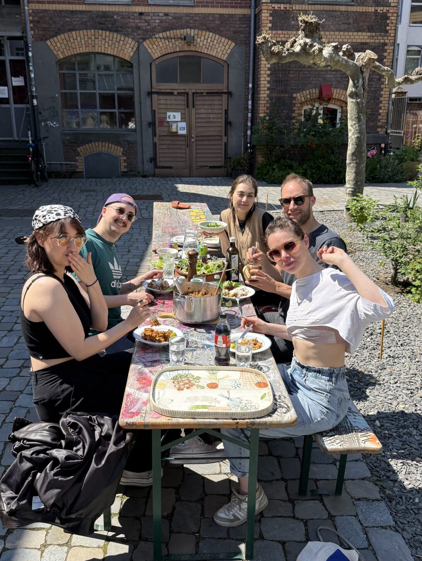 lunchbreak at the Feuerwache